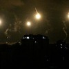 Gaza: hear the gunfire and see an explosion