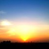 Sunset in the UAE.  Downtown Abu Dhabi in the distance. #uae #abudhabi #sunset #ramadan