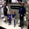 This is how little kids roll at Abu Dhabi’s newest luxury mall, @thegalleriauae. #abudhabi #uae #oil #mall #galleria #versace #youth #children #fashion #designer