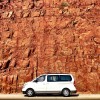 Our car in Jordan. Taken near the Dead Sea. #jordan #jo #travel #mountain #dead #sea #desert #car #van