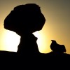 From the vault: mushroom and chicken rock formations in the White Desert (2010).