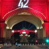 Emirates Palace turns on the red lights to celebrate UAE National Day. #abudhabi #uae42