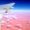 Scattered clouds over Saudi Arabia this morning, taken en route to Cairo.
