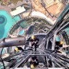 Window-washer on Dubai’s Burj Khalifa… Most dangerous job ever? #uae