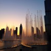 #Sunset at the #burj #khalifa #fountain. #dubai #uae