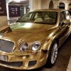 Parked at the #Dubai #Mall: a gold-plated #Bentley with #Saudi plates. #car #ksa #uae