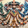 Temple dragon in Kathmandu, Nepal