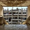Another view of the abandoned shopping mall outside #Tripoli, #Lebanon, now home to nearly 200 families of Syrian refugees who fled the war at home.