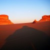 #latergram: driving through the #white #desert in #egypt at #sunset. #travel #nature