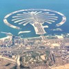 Amazing views of #Dubai #Marina and the #Palm #islands en route to LA this morning. #travel #plane #etihad