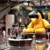 Huge #teddy #bear in the new #Doha #Airport. #qatar #travel #terminal