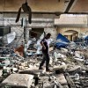 A center for the handicapped in northern #Gaza that was destroyed by an #Israeli rocket early this morning. #palestine #israel