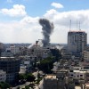 Massive airstrike in #Gaza City earlier this morning. #Israel #Palestine
