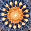 Under the dome in the main prayer hall at the Sultan #Qaboos Grand #Mosque in #Muscat. #Oman #travel #religion