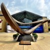 This monument, near a museum in Xi'an, #China, marks the official starting point for the ancient Silk Road. It was built on the grounds of an old market, where traders would buy goods, pack up and head east to start the long journey to places like Kashgar, Iran, Baghdad, Damascus, Tyre, Istanbul, and eventually Rome. We're taking that same path for #cnnsilkroad. Only 7,000 or so kilometers to go! #silkroad #silk #iraq #syria #lebanon #turkey #kazakhstan #italy #travel #gothere