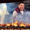 Cooking chicken on the street. #Kazakhstan #travel #CNNsilkroad