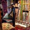 Haggling for Persian carpets in Muscat's Muttrah Souq. My favorite pastime. #Muscat #Oman #Arabia #travel #Persian #carpets #Iran