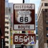 Hitting the road across America. Chicago to California in 11 days. It begins here – at the start of U.S. Historic Route 66 in the Loop. #chicago #loop #america #california