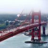 The Golden Gate Bridge in San Francisco. Where the great roadtrip comes to a close.  With a few detours, it took 12 days and 3,243 miles to get here from Chicago. #California #sanfrancisco #latergram #chicago #roadtrip