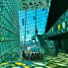 Beautiful building in Reykjavik. Like being inside a kaleidoscope.